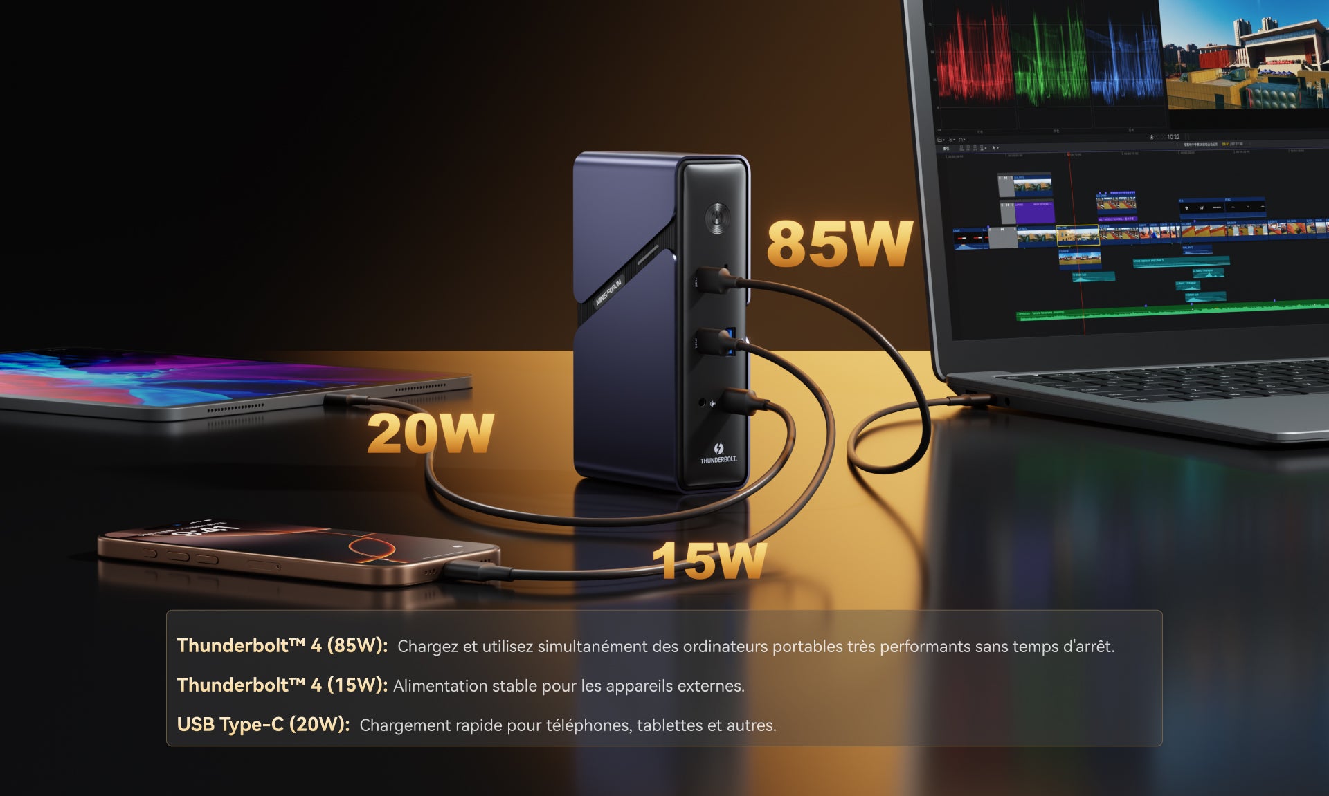 MINISFORUM TB4-01 Docking station