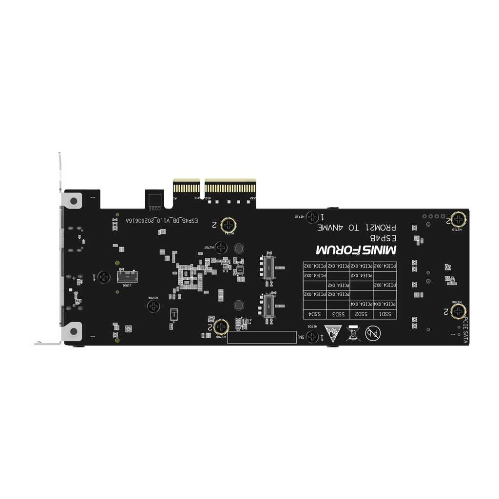 Minisforum ESP4B Carte d'extension PCIe